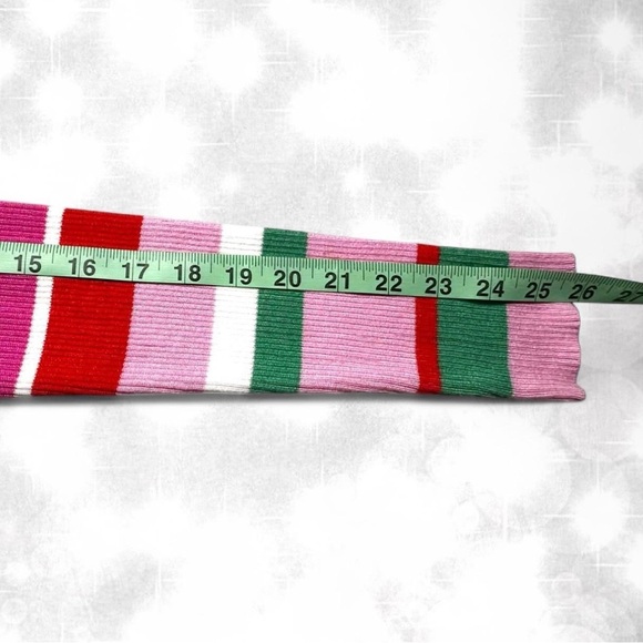 Y2K 90s Aesthetic Barbiecore Long Sleeve Turtle Neck Striped Top - Picture 6 of 7